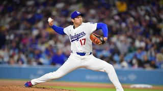 Shohei Ohtani tosses one-hitter as Dodgers top Guardians taken at Dodger Stadium (Los Angeles Dodgers). Photo by Gary A. Vasquez-Imagn Images