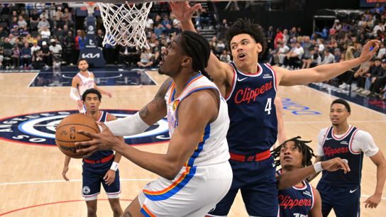 Clippers need to avoid the Thunder in playoffs taken at Intuit Dome. Photo by Jayne Kamin-Oncea-Imagn Images