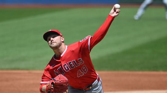 Angels bats continue slumping, swept by Guardians  taken at Progressive Field (Los Angeles Angels)