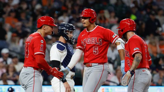 Vaughn Grissom's late grand slam lifts Angels over Tigers  taken  at Comerica Park (Los Angeles Angels)