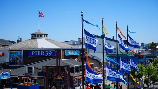 A view of the entrance of Pier 39 on Friday, May 22, 2026, in San Francisco, CA. A view of the entrance of Pier 39 on Friday, May 22, 2026, in San Francisco, CA.
