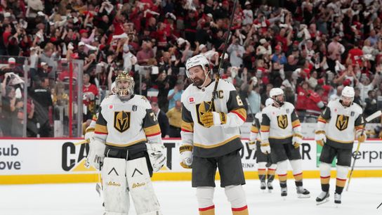 Penalty trouble pushes Golden Knights to brink of elimination taken at Lenovo Center (Vegas Golden Knights). Photo by James Guillory-Imagn Images
