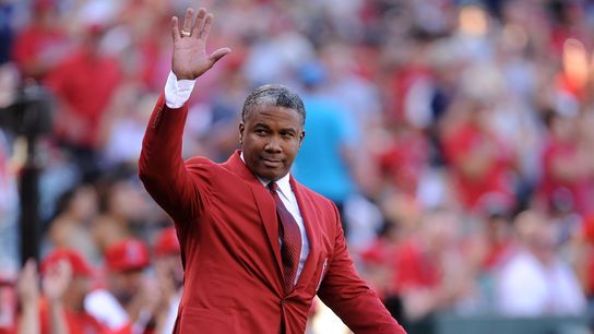 A tribute to Angels legend Garret Anderson, 1972-2026 taken at Angel Stadium (Los Angeles Angels)