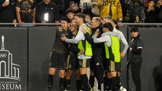 What do LAFC, Leo Messi, and Bob Dylan all have in common? taken at Los Angeles Memorial Coliseum (LAFC)