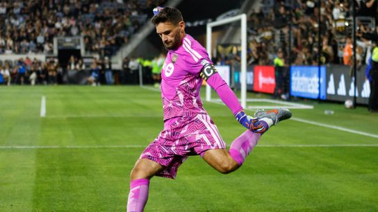 LAFC goaltender Hugo Lloris (#1) kicks the ball during an MLS match against St. Louis City SC on March 14, 2026 in Los Angeles, California. LAFC goaltender Hugo Lloris (#1) kicks the ball during an MLS match against St. Louis City SC on March 14, 2026 in Los Angeles, California.