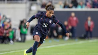 Splash Move: Catarina Macario set to join San Diego Wave FC on record deal taken in San Diego (San Diego Wave FC). Photo by Kylie Graham-Imagn Images
