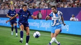 Riding the Wave: San Diego extends win streak to three, shuts out Chicago taken at Snapdragon Stadium (San Diego Wave FC). Photo by Chadd Cady-Imagn Images