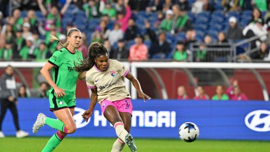 Ludmila nets first San Diego Wave goal in Boston, extends win streak to four taken at Gillette Stadium (San Diego Wave FC). Photo by Eric Canha-Imagn Images