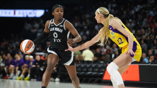 TST Images: Sparks defeat Aces, 101-95, at Michelob ULTRA Arena taken at Michelob ULTRA Arena. Photo by DJ Cabanlong - The Sporting Tribune 