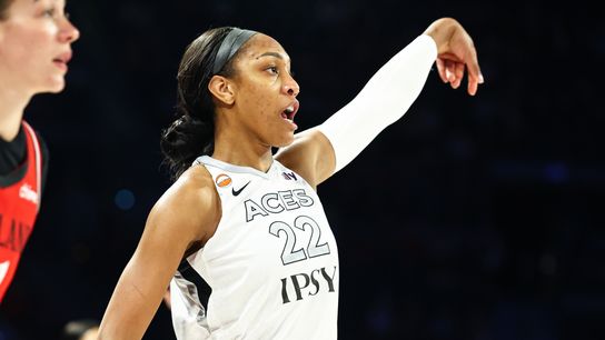 A'ja Wilson earns third Western Conference Player of the Week award of the season taken in Las Vegas (Las Vegas Aces)