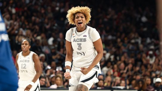 NaLyssa Smith boosts MIP case with third double-double in five games taken at Michelob ULTRA Arena (Las Vegas Aces)