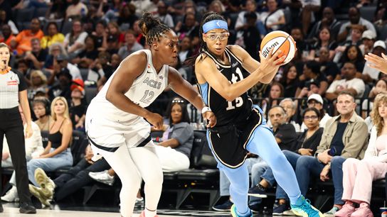 TST Images: Dream defeat the Aces, 97-82, at Michelob ULTRA Arena taken at Michelob ULTRA Arena (Las Vegas Aces). Photo by RJ Forbus - The Sporting Tribune